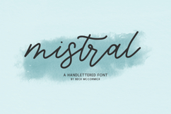 Mistral Script Font Product Image 1