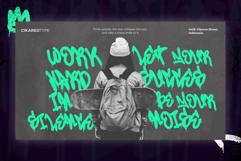 Misty Lines | Monoline Drip Webfont for Urban Creative Proj Product Image 3