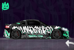 Misty Lines | Monoline Drip Webfont for Urban Creative Proj Product Image 4