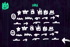Misty Lines | Monoline Drip Webfont for Urban Creative Proj Product Image 6