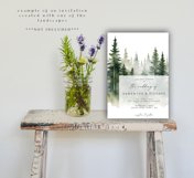 watercolor pine trees clipart