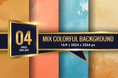 Mix Colorful Background Digital Paper | Texture Background Product Image 1