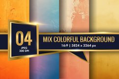 Mix Colorful Background Digital Paper | Texture Background Product Image 1