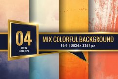 Mix Colorful Background Digital Paper | Texture Background Product Image 1