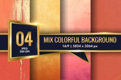 Mix Colorful Background Digital Paper | Texture Background Product Image 1