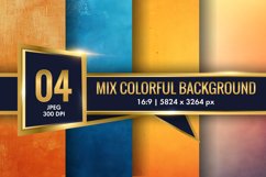 Mix Colorful Background Digital Paper | Texture Background Product Image 1