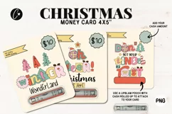 Cute Christmas Money Card PNG | Christmas Printable Product Image 1