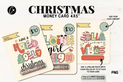 Cute Christmas Money Card PNG | Christmas Printable Product Image 1
