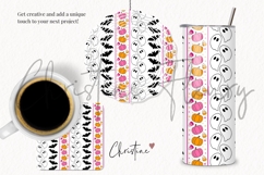 Preppy Cute Halloween Pattern | Cute Halloween Digital Paper Product Image 3