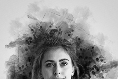 Black Watercolor Brush Art Effect Product Image 3