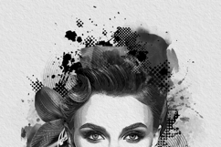 Mixed Media Watercolor &amp; Ink Splash Art Product Image 7