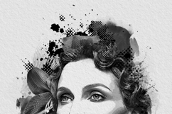 Mixed Media Watercolor &amp; Ink Splash Art Product Image 10