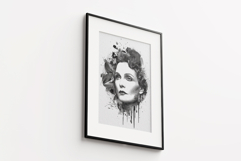 Mixed Media Watercolor &amp; Ink Splash Art Product Image 2