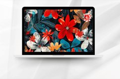 Mixed Media Bold Floral Digital Paper Bundle Product Image 4