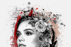 Modern Mixed Media Portrait art photo effect Product Image 7