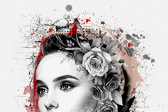 Modern Mixed Media Portrait art photo effect Product Image 8