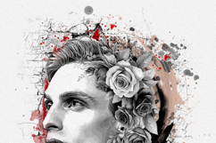 Modern Mixed Media Portrait art photo effect Product Image 4