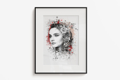 Modern Mixed Media Portrait art photo effect Product Image 3