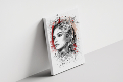 Modern Mixed Media Portrait art photo effect Product Image 1