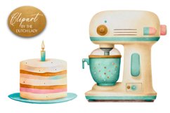 Cute Bakery Clipart - 4 PNG Files Product Image 3