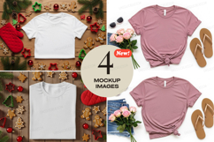 Christmas themed t-shirt mockup Product Image 1