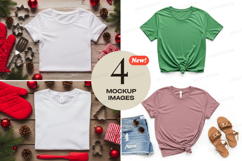Four new t-shirt mockups Product Image 1