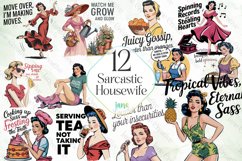 Sarcastic Housewife Sublimation Clipart Product Image 1