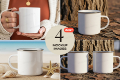 Four new mug mockups Product Image 1