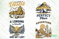 Vintage Outdoor Adventure &amp; Camping SVG Product Image 1