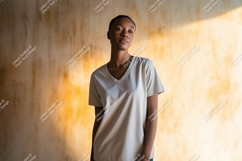 Woman wearing light t shirt image Product Image 1
