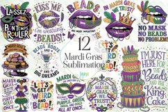 Mardi Gras Sublimation Clipart Bundle Product Image 1