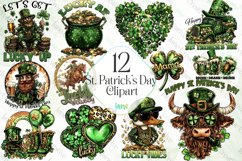 St. Patrick’s Day Sublimation Clipart Product Image 1