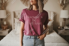Maroon t shirt mockup with text t-shirt apparel Product Image 1