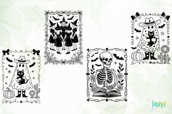 Halloween Coquette Frame SVG PNG Product Image 1