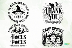 Halloween Vintage Sign SVG Product Image 1