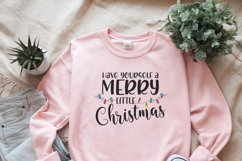 Have yourself a Merry Little Christmas svg, Christmas Lights Product Image 4