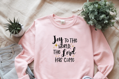 Joy to the World the Lord has come svg, Christmas clip art Product Image 4