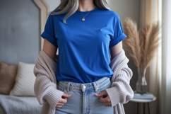 Blue shirt casual outfit clothing Product Image 1