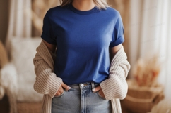 Blue shirt casual outfit clothing Product Image 1