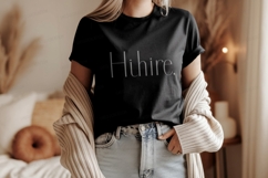 Black t shirt with text mockup Product Image 1