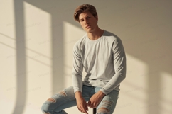 Young man wearing casual clothing male person Product Image 1