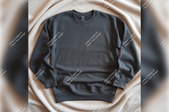 Gray Sweatshirt On Neutral Background Tshirt Mockup Product Image 1