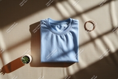 Blue folded t shirt plant bracelet image Product Image 1