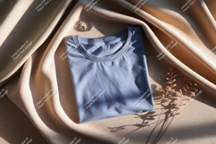 Blue t shirt ring dried plant mockup Product Image 1