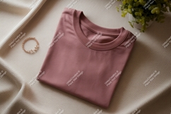 Rose shirt bracelet plant mockup Product Image 1