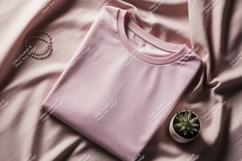 Pink t shirt jewelry plant clothing apparel Product Image 1