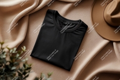 Black t shirt mockup neutral background image Product Image 1
