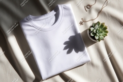 White shirt jewelry plant mockup image Product Image 1