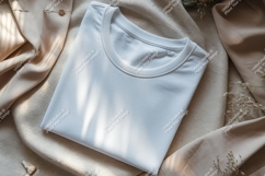 White T Shirt Mockup clothing Product Image 1