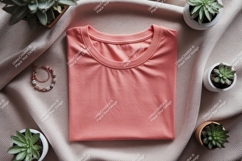 Coral tee bracelet succulents plants Product Image 1